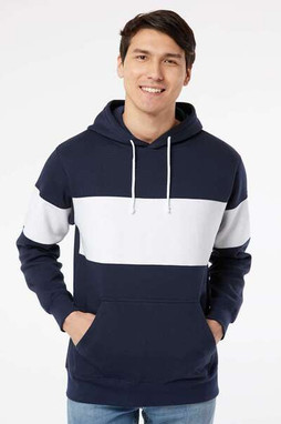 MV Sport 22709 - Classic Fleece Colorblocked Hooded Sweatshirt