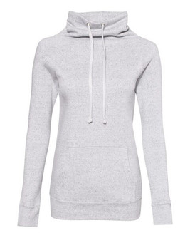 MV Sport W20155 - Women’s Space-Dyed Cowl Neck Sweatshirt