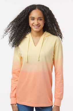 MV Sport W20185 - Womens French Terry Ombré Hooded Sweatshirt