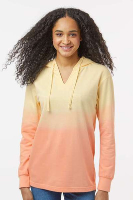 MV Sport W20185 - Women's French Terry Ombré Hooded Sweatshirt