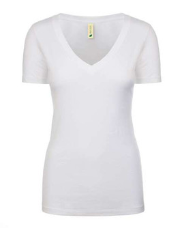 Next Level 4240 - Camiseta de cuello en V Eco Performance para mujer