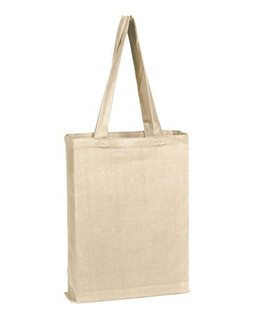 Q-Tees Q800GS - Canvas Gusset Promotional Tote