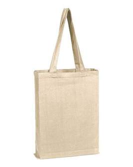 Q-Tees Q800GS - Canvas Gusset Promotional Tote