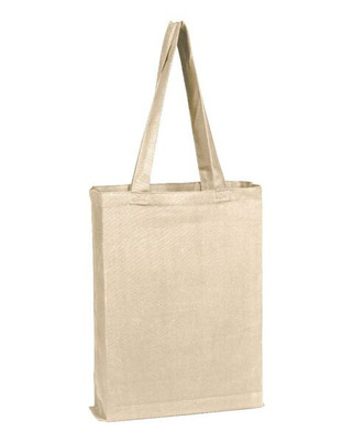 Q-Tees Q800GS - Canvas Gusset Promotional Tote