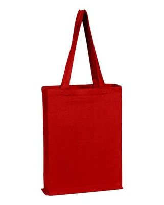 Q-Tees Q800GS - Canvas Gusset Promotional Tote