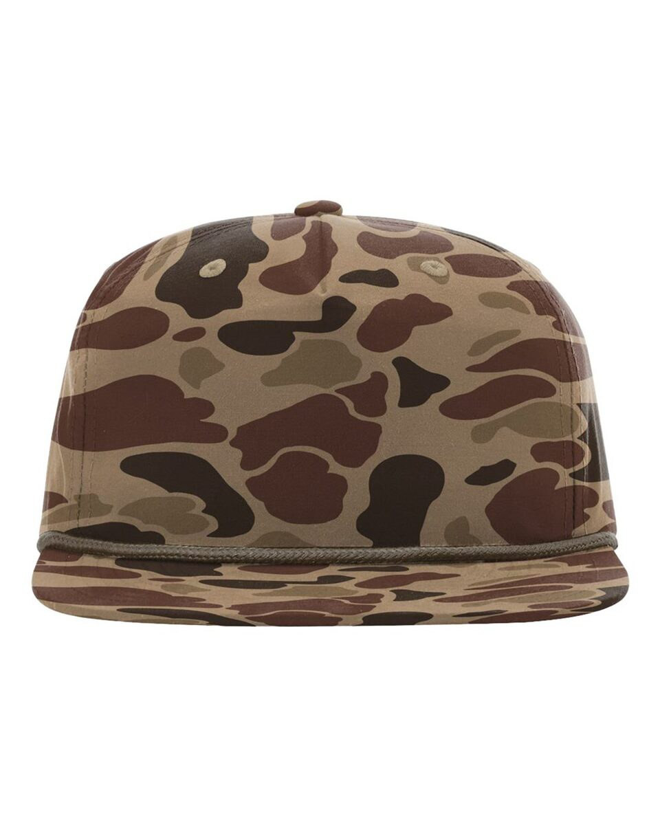 Richardson 256P - Printed Umpqua Cap - Bark Duck Camo/ Brown