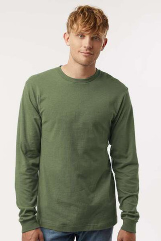 Tultex 202LS - Camiseta de manga larga de punto fino