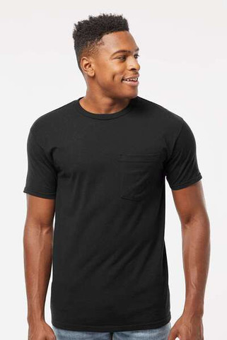 Tultex 293 - Heavyweight Jersey Pocket T-Shirt
