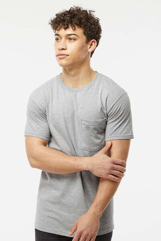 Tultex 293 - Heavyweight Jersey Pocket T-Shirt