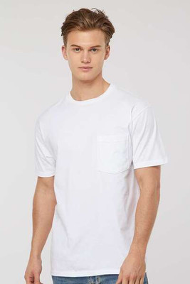 Tultex 293 - Heavyweight Jersey Pocket T-Shirt