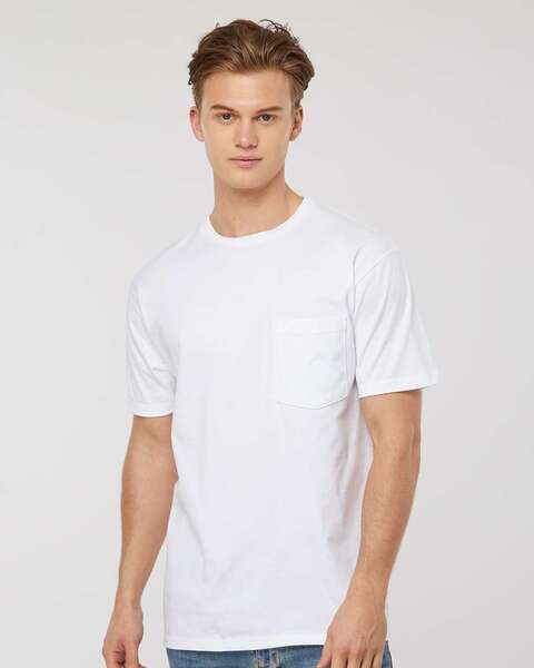 Tultex 293 - Heavyweight Jersey Pocket T-Shirt