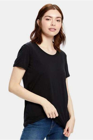 US Blanks US115 - Camiseta Boyfriend de corte holgado para mujer
