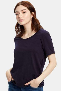 US Blanks US115 - Camiseta Boyfriend de corte holgado para mujer