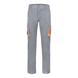 Velilla 36004 - Two-tone multi-pocket twill trousers (200g/m²), in cotton (35%) and polyester (65%)