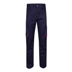 Velilla 36004 - Zweifarbige Twill-Hose mit mehreren Taschen (200 g/m²), aus Baumwolle (35 %) und Polyester (65 %)