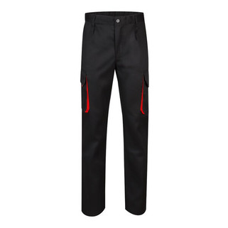 Velilla 36004 - Two-tone multi-pocket twill trousers (200g/m²), in cotton (35%) and polyester (65%)