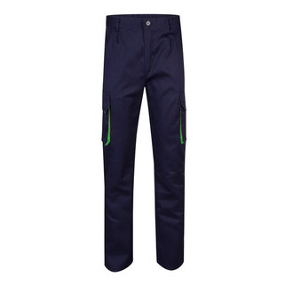 Velilla 36004 - Two-tone multi-pocket twill trousers (200g/m²), in cotton (35%) and polyester (65%)