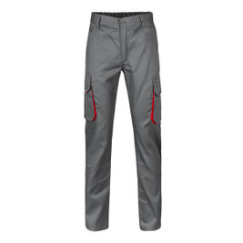 Velilla 36004 - Pantalon sergé, bicolore, multipoches (200g/m²), en coton (35%) et polyester (65%)