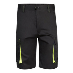 Velilla 36018 - Zweifarbige Stretch-Bermudashorts mit mehreren Taschen (240 g/m²) aus Baumwolle (46 %), EME (38 %) und Polyester (16 %)