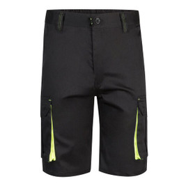 Velilla 36018 - Bermudas stretch bicolor multibolsos (240g/m²), em algodão (46%), EME (38%) e poliéster (16%)