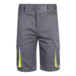 Velilla 36018 - Bermudas stretch bicolor multibolsos (240g/m²), em algodão (46%), EME (38%) e poliéster (16%)