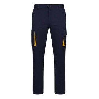 Velilla 36031 - Two-tone, multi-pocket stretch trousers (240g/m²), in cotton (46%), EME (38%) and polyester (16%)