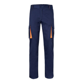 Velilla 36031 - Two-tone, multi-pocket stretch trousers (240g/m²), in cotton (46%), EME (38%) and polyester (16%)