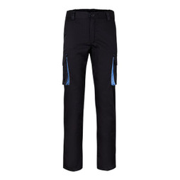 Velilla 36031 - Zweifarbige Stretch-Hose mit mehreren Taschen (240 g/m²), aus Baumwolle (46 %), EME (38 %) und Polyester (16 %)