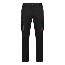 Velilla 36031 - Two-tone, multi-pocket stretch trousers (240g/m²), in cotton (46%), EME (38%) and polyester (16%)