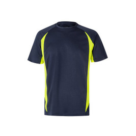 Velilla 36034 - Two-tone bird-eye technical t-shirt (160g/m²), in polyester (100%)