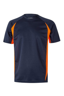 Velilla 36034 - Two-tone bird-eye technical t-shirt (160g/m²), in polyester (100%)