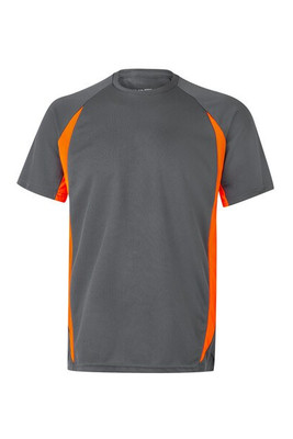 Velilla 36034 - Two-tone bird-eye technical t-shirt (160g/m²), in polyester (100%)
