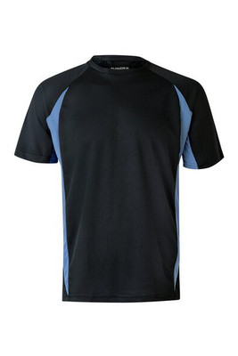 Velilla 36034 - Two-tone bird-eye technical t-shirt (160g/m²), in polyester (100%)