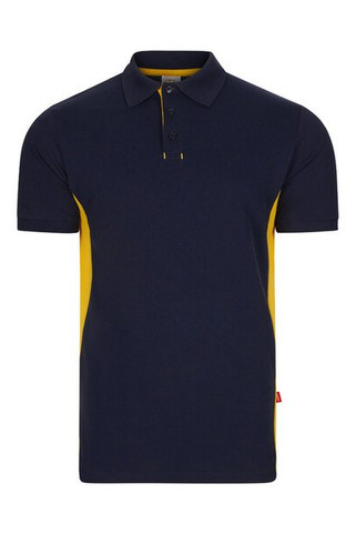 Velilla 36039 - Two-tone piqué polo shirt (180g/m²), short sleeve, in cotton (60%) and polyester (40%)