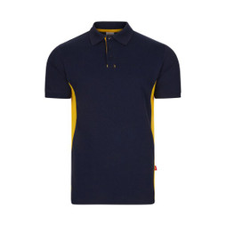 Velilla 36039 - Two-tone piqué polo shirt (180g/m²), short sleeve, in cotton (60%) and polyester (40%)