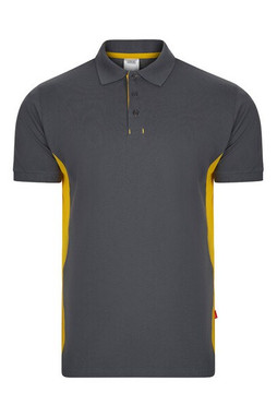 Velilla 36039 - Two-tone piqué polo shirt (180g/m²), short sleeve, in cotton (60%) and polyester (40%)