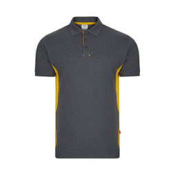 Velilla 36039 - Two-tone piqué polo shirt (180g/m²), short sleeve, in cotton (60%) and polyester (40%)