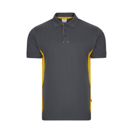 Velilla 36039 - Two-tone piqué polo shirt (180g/m²), short sleeve, in cotton (60%) and polyester (40%)