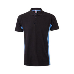 Velilla 36039 - Zweifarbiges Piqué-Poloshirt (180 g/m²), kurzärmelig, aus Baumwolle (60%) und Polyester (40%)