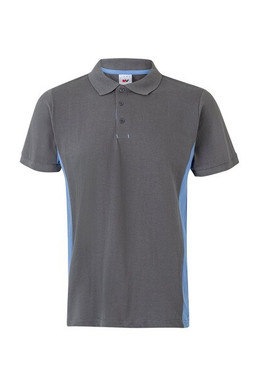 Velilla 36039 - Two-tone piqué polo shirt (180g/m²), short sleeve, in cotton (60%) and polyester (40%)