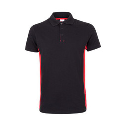 Velilla 36039 - Polo piqué bicolor (180g/m²) manga curta, em algodão (60%) e poliéster (40%)