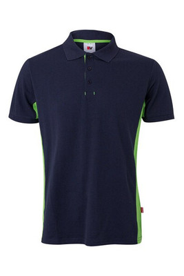 Velilla 36039 - Two-tone piqué polo shirt (180g/m²), short sleeve, in cotton (60%) and polyester (40%)