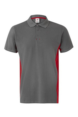 Velilla 36039 - Two-tone piqué polo shirt (180g/m²), short sleeve, in cotton (60%) and polyester (40%)