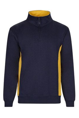 Velilla 36044 - Two-tone terry sweatshirt (260g/m²), in polyester (65%) and cotton (35%)