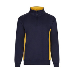 Velilla 36044 - Sweatshirt de felpo bicolor (260g/m²), em poliéster (65%) e algodão (35%)