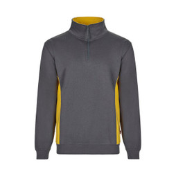 Velilla 36044 - Sweatshirt de felpo bicolor (260g/m²), em poliéster (65%) e algodão (35%)