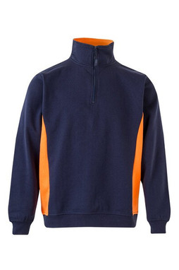 Velilla 36044 - Two-tone terry sweatshirt (260g/m²), in polyester (65%) and cotton (35%)