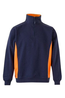 Velilla 36044 - Two-tone terry sweatshirt (260g/m²), in polyester (65%) and cotton (35%)