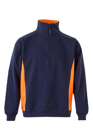 Velilla 36044 - Two-tone terry sweatshirt (260g/m²), in polyester (65%) and cotton (35%)