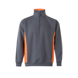 Velilla 36044 - Tweekleurig sweatshirt van badstof (260g/m²), van polyester (65%) en katoen (35%)